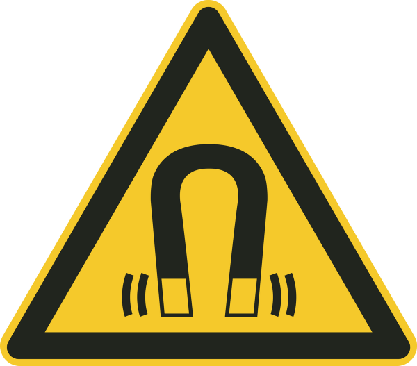 Warnzeichen Aufkleber DIN ISO 7010